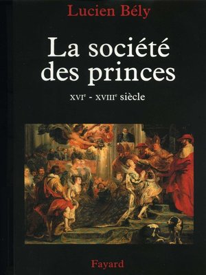 cover image of La société des princes